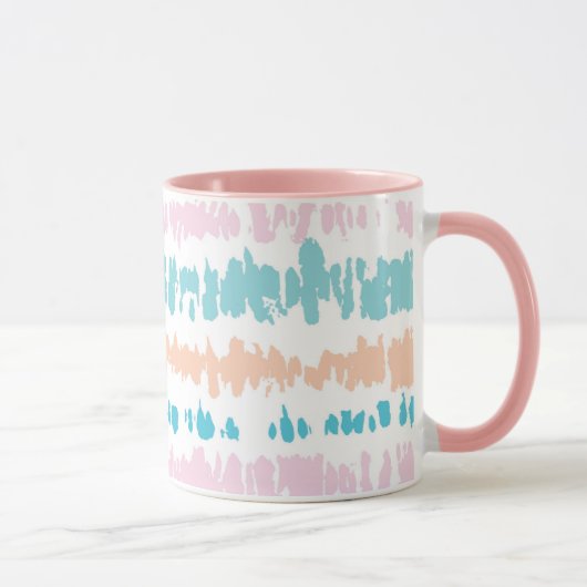 Pastel Batik Patroon Mok (Rechts)