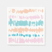 Pastel Batik Patroon Servet (Voorkant)