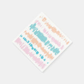 Pastel Batik Patroon Servet (Hoek)