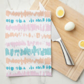 Pastel Batik Patroon Theedoek (Quarter Fold)