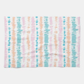 Pastel Batik Patroon Theedoek (Horizontaal)