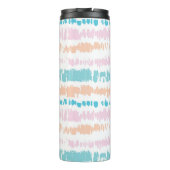 Pastel Batik Patroon Thermosbeker (Achterkant)