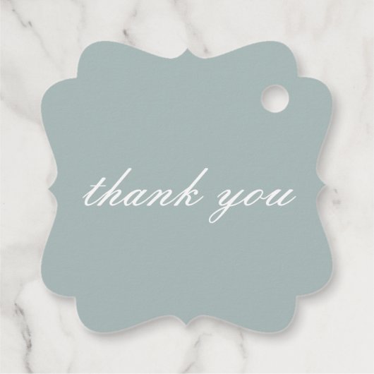 Pastel Beach Bedankjes Labels (Achterkant)