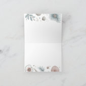 Pastel Beach bruiloft Bedankkaart (Binnen)