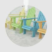Pastel Beach Chairs in Aruba Ornament (achterkant)