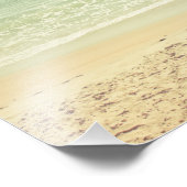 Pastel Beach-fotografie Foto Afdruk (Hoek)