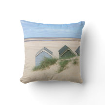 Pastel Beach Huts Sierkussen