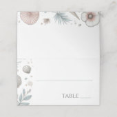 Pastel Beach Plaatskaartje (Buitenkant ongevouwen)