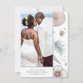 Pastel Beach Save the Date Bedankkaart (Voorkant)