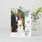 Pastel Beach Save the Date Bedankkaart (Staand voorkant)