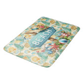 Pastel Beach Shells Badmat (Gekanteld)