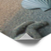 Pastel Beach thema kinderkamer in een Poster (Hoek)