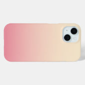 Pastel Beige Roze Kleur Blend Gladde Verloop Case-Mate iPhone Case (Achterkant (horizontaal))