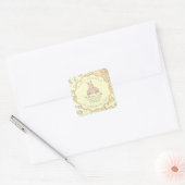 pastel beige Whimsical Pastel Stickers Babyshower  (Envelop)