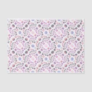Pastel bellen spiraal patroon tissuepapier