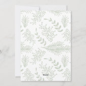 Pastel Berries Lijst kerstfeestdag fotokaart Feestdagenkaart (Achterkant)