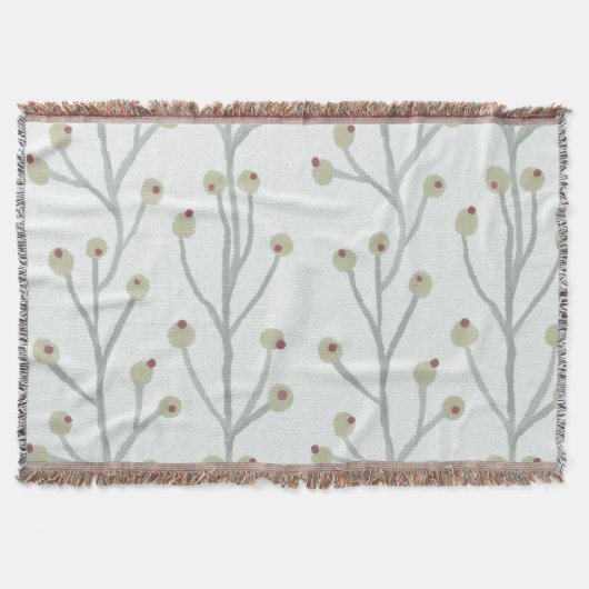 Pastel bessen op stams deken (Voorkant)