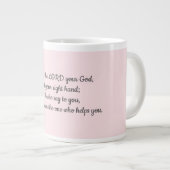 Pastel Bijbel Verse Cadeaus Grote Koffiekop (Voorkant rechts)