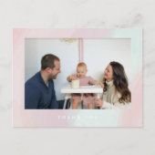 Pastel Birthday Bedankt voor het Briefkaart. Briefkaart (Voorkant)