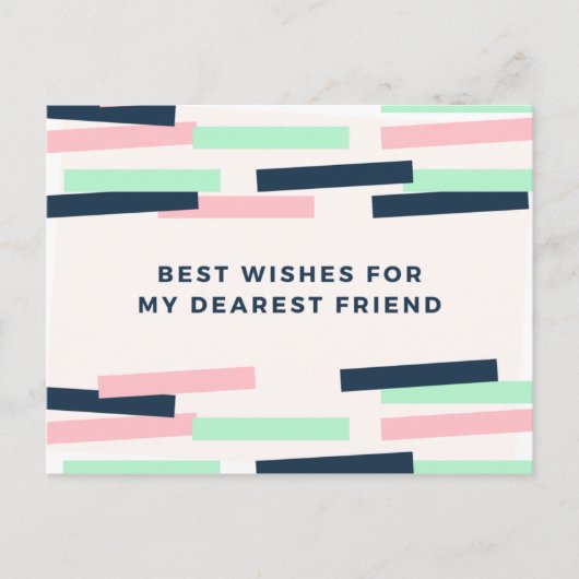 pastel Birthday Briefkaart (Voorkant)