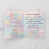 Pastel Birthday Card – Happy Birthday, You Legend! Kaart (Binnen)