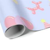 Pastel Birthday Celebration Cadeaupapier (Rol Hoek)