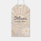 Pastel Birthday Girl Pink Thank You Cadeaulabel (Voorkant)