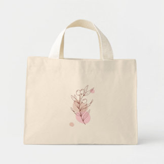 Pastel Blad Tote Tas