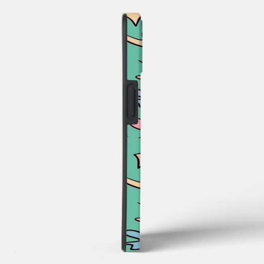 Pastel bladeren groen Case-Mate iPhone case (Achterkant / Rechts)