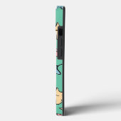 Pastel bladeren groen Case-Mate iPhone case (Achterkant / Links)