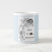 Pastel Blauw  Alice in Wonderland Grote Koffiekop (Voorkant)
