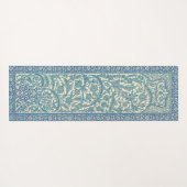 Pastel Blauw  Arabisch vloerkleed Botanisch Patroo Yogamat (Achterkant (horizontaal))