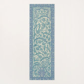 Pastel Blauw  Arabisch vloerkleed Botanisch Patroo Yogamat (Achterkant)