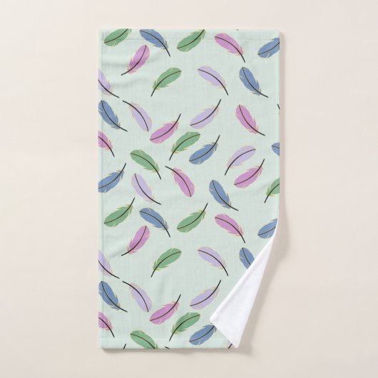 Pastel blauw bad handdoek (Handdoek)