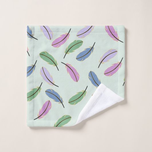 Pastel blauw bad handdoek (Wasdoekje)