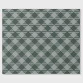  Pastel Blauw Controleer Gingham Pattern Cadeaupapier (Vlak)