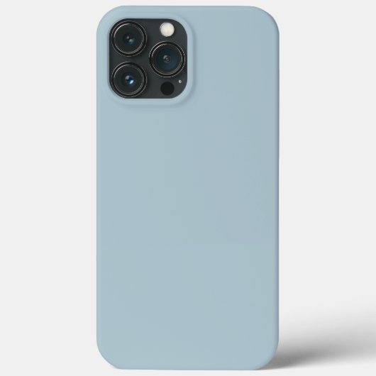 Pastel Blauw Effen Kleur | Klassiek | Elegant Case-Mate iPhone Case (Achterkant)