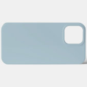 Pastel Blauw Effen Kleur | Klassiek | Elegant Case-Mate iPhone Case (Achterkant (horizontaal))