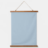 Pastel Blauw Effen Kleur | Klassiek | Elegant Hangend Wandkleed (Voorkant)