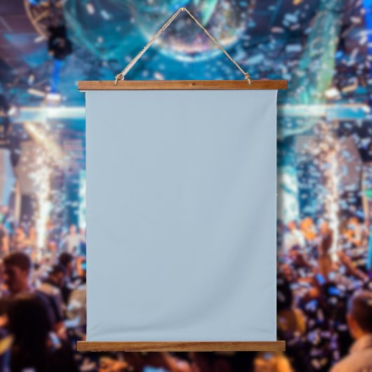 Pastel Blauw Effen Kleur | Klassiek | Elegant Hangend Wandkleed