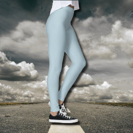 Pastel Blauw Effen Kleur | Klassiek | Elegant Leggings