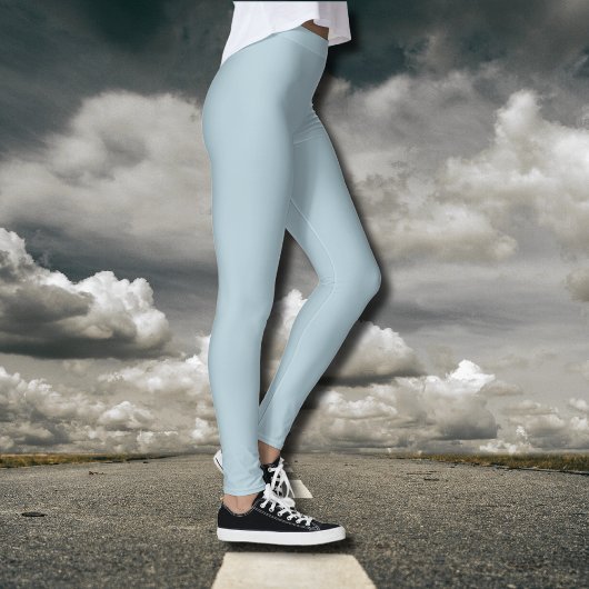 Pastel Blauw Effen Kleur | Klassiek | Elegant Leggings