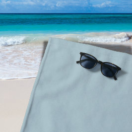 Pastel Blauw Effen Kleur | Klassiek | Elegant Strandlaken