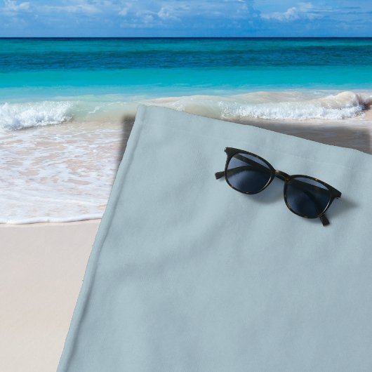 Pastel Blauw Effen Kleur | Klassiek | Elegant Strandlaken