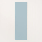 Pastel Blauw Effen Kleur | Klassiek | Elegant Yogamat (Achterkant)