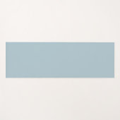 Pastel Blauw Effen Kleur | Klassiek | Elegant Yogamat (Voorkant (horizontaal))