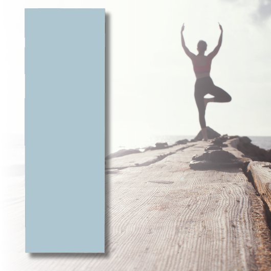 Pastel Blauw Effen Kleur | Klassiek | Elegant Yogamat