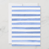 Pastel Blauw en Goud Bloemen Pompoenen Herfst Swee Kaart (Achterkant)