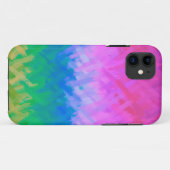 Pastel blauw en roze Abstract Case-Mate iPhone Case (Achterkant (horizontaal))