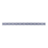 Pastel Blauw en Roze Tartan Satijnen Lint (Voorkant)